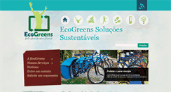 Desktop Screenshot of ecogreens.com.br