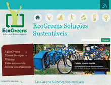 Tablet Screenshot of ecogreens.com.br